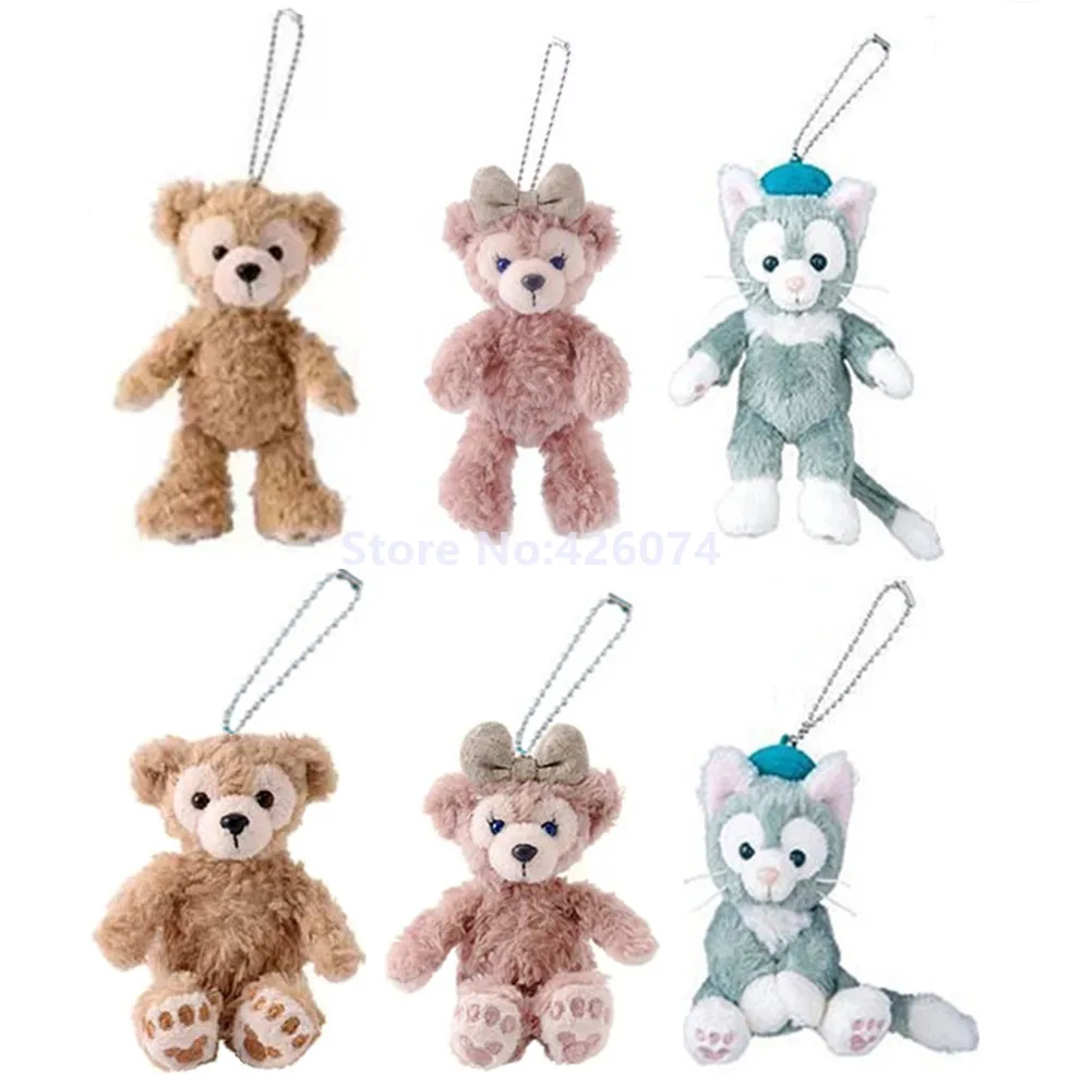 

Новые плюшевые мини брелоки Duffy Bear Shellie May Gelatoni Cat, маленькие подвески для детей, мягкие игрушки-животные для детей, подарки