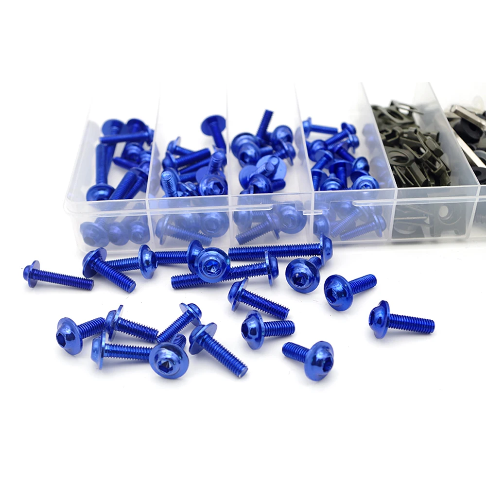 Комплект болтов для мотоцикла комплект крепежных зажимов винтовые гайки yamaha ybr