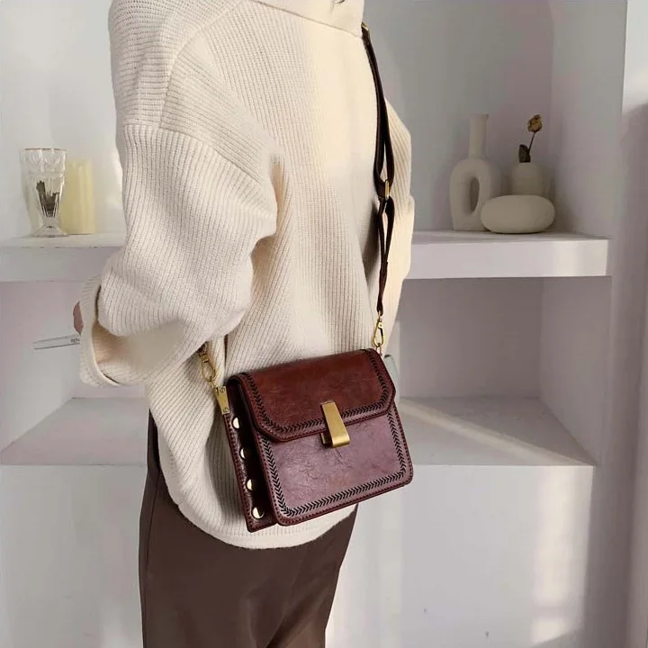 

Yuhua, 2020 new fashion women handbags, casual solid color messenger bag, vintage shoulder bag, trend korean version woman bags