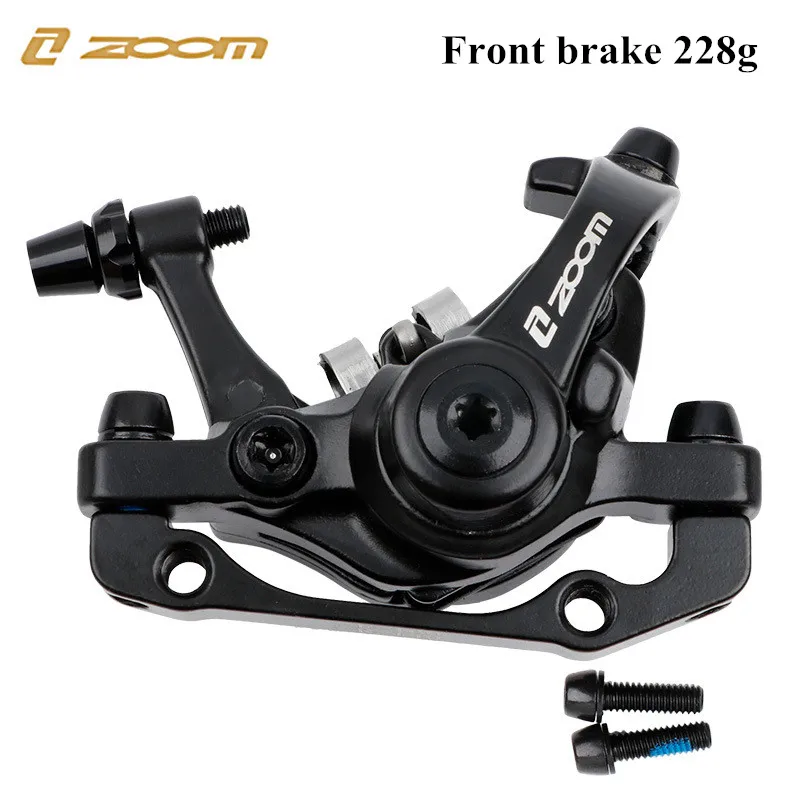 ZOOM Bicycle Double-side Drive Disc Brake Aluminum Alloy 140 160 180MM Mountain Road MTB Bike Mechanical Caliper Disc Brakes images - 6