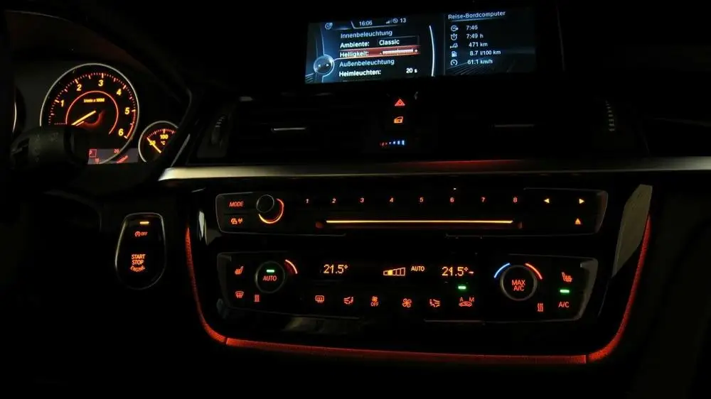 

Для BMW F30 F31 F32 F82 LCI Y-образный кабель адаптер для модернизации климатическая панель окружасветильник свет