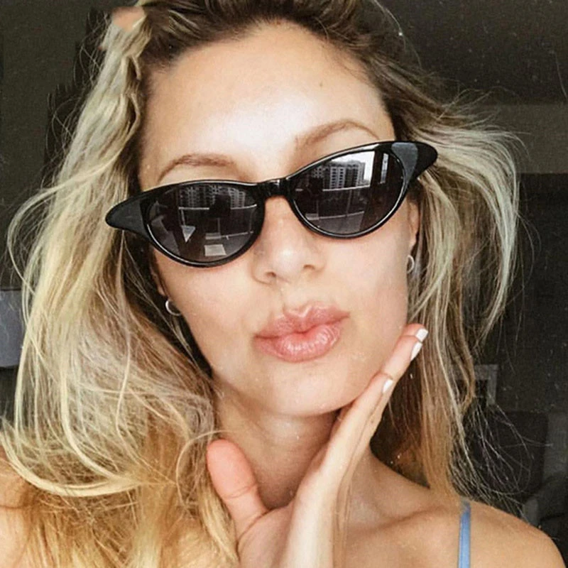 RBRARE 2021 солнцезащитные очки кошачий глаз женские пластиковые винтажные