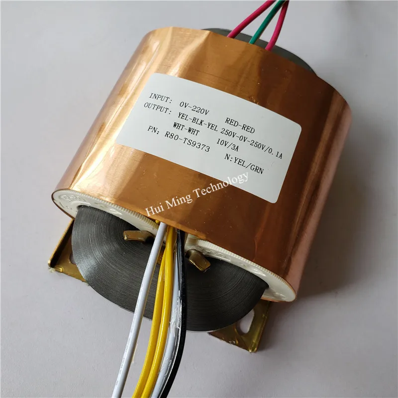 Трансформатор с сердечником 220 В 250 0 1 А 8 3 R 70VA R80|Трансформаторы| |