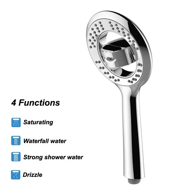 Массажная насадка для душа хромированная с дождевой водой 5 2 дюйма аксессуары