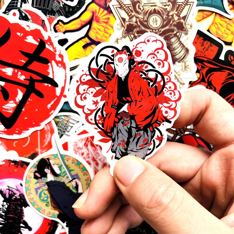 65 шт. японские стикеры Bushido Kanji модные наклейки для кузова автомобиля Стайлинг