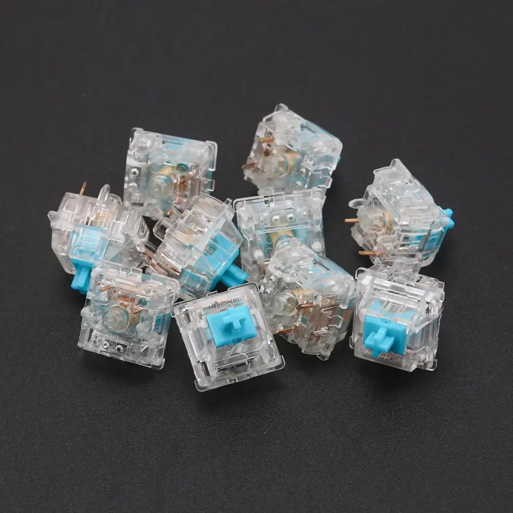 Синие переключатели zilent V2 62g/65g/67g/78g для механической клавиатуры|Клавиатуры| |