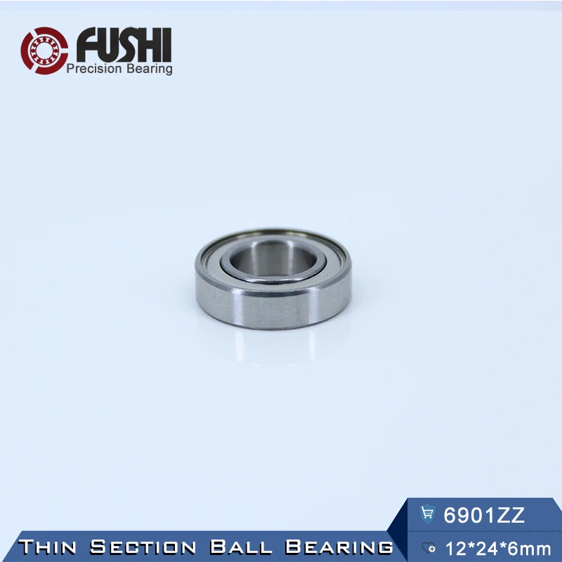 6901ZZ подшипник ABEC-5 (10 шт.) 12*24*6 мм метрический тонкий раздел 6901Z шарикоподшипники 6901