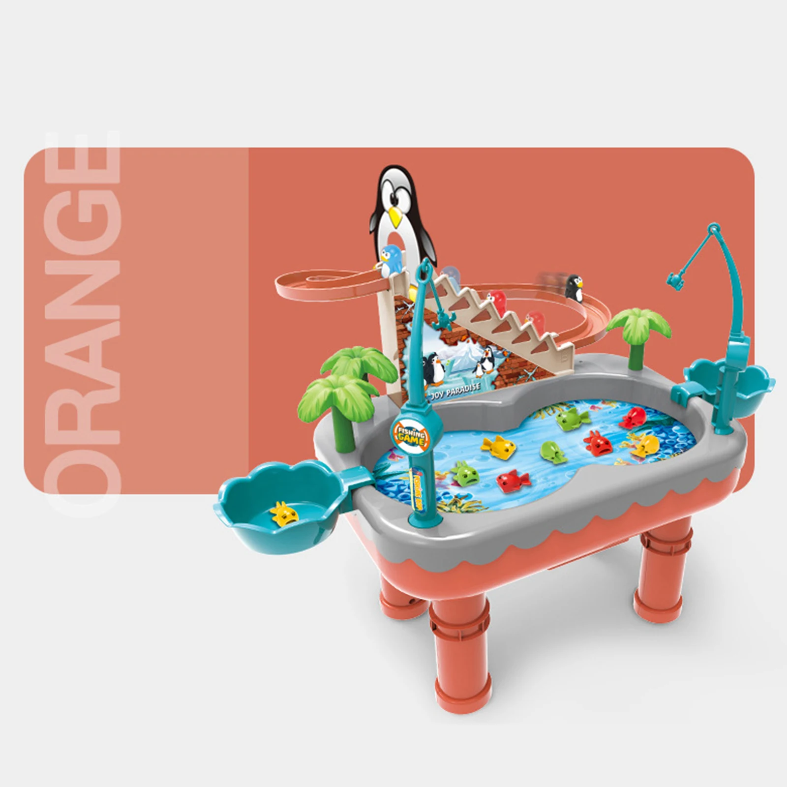 Игрушка Пингвин 2 в 1 электрический инструмент для рыбалки и скалолазания