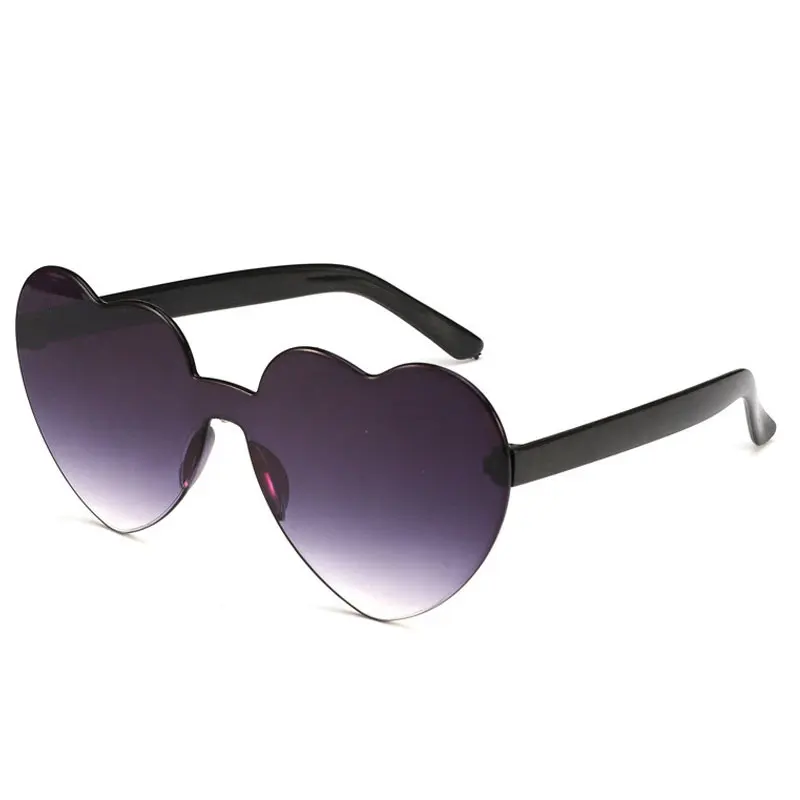 

Retro Love Heart Lens Sunglasses Women Transparent Plastic Glasses Spectacle Frame Flat Mirror Decorative Eyewear Eyeglasses