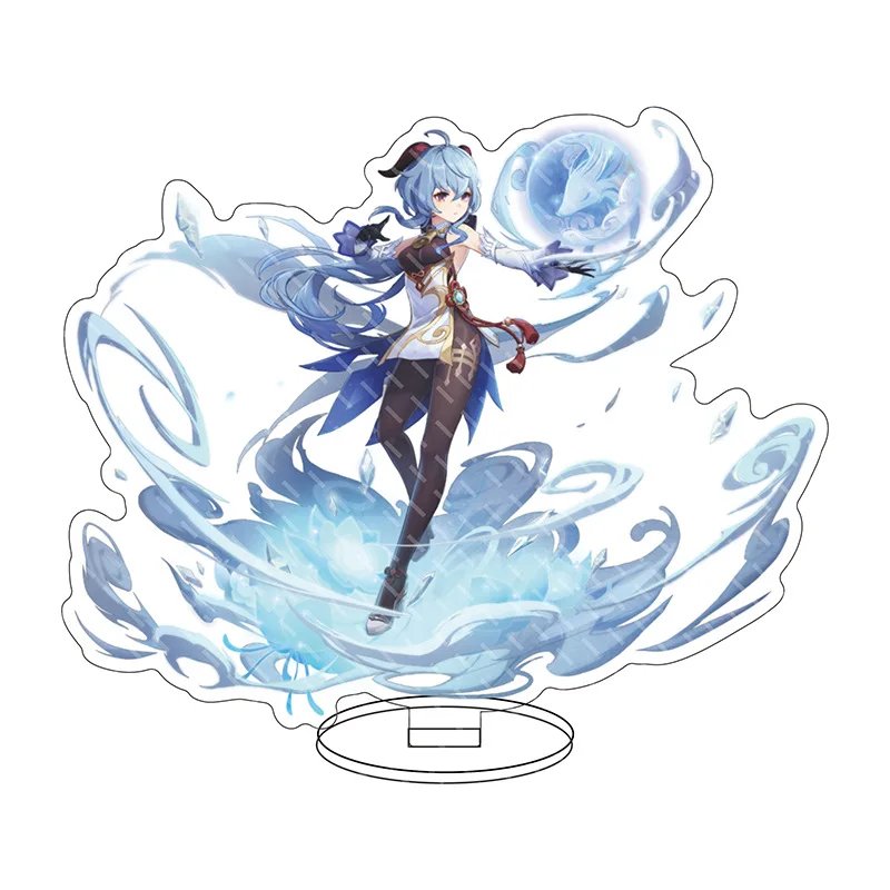 

Anime Genshin Impact Acrylic Stand Card Students Desk Decoration Computer Desktop Stand Card Christmas Birthday Presents Boys