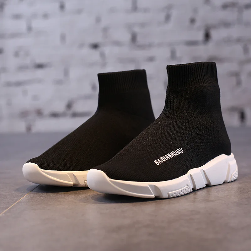 

Детские кроссовки унисекс, дышащие, без шнуровки, повседневная обувь для больших мальчиков и девочек, весна 2021