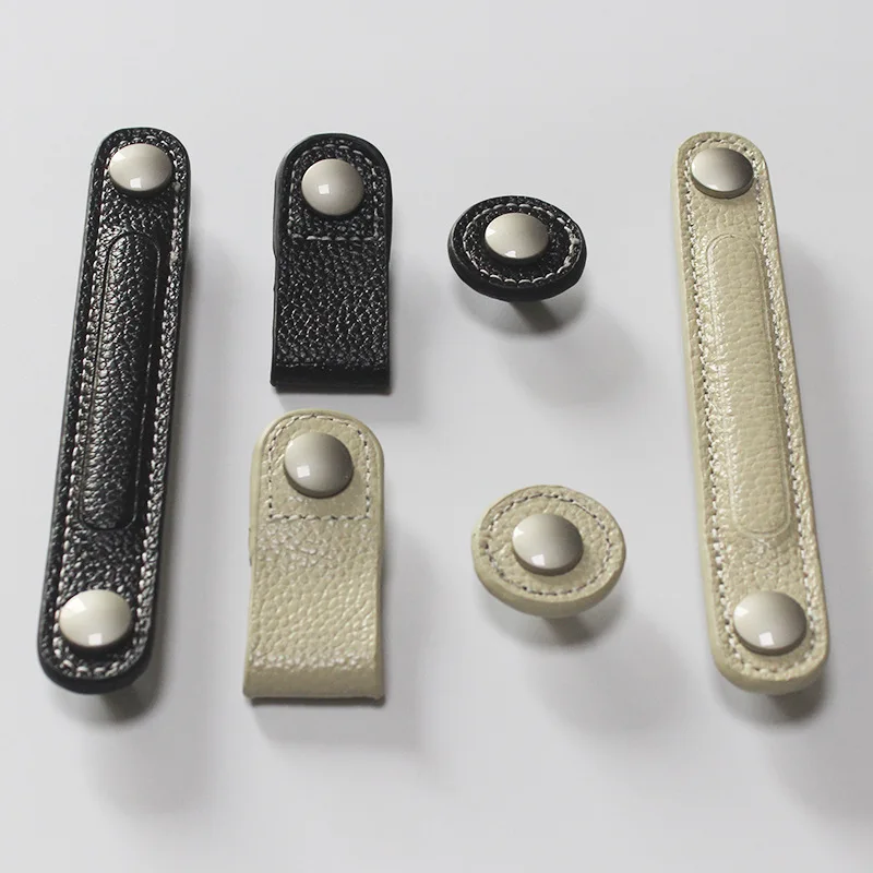 Простая ручка для двери из растительного дубления 128 мм мягкая детской комнаты