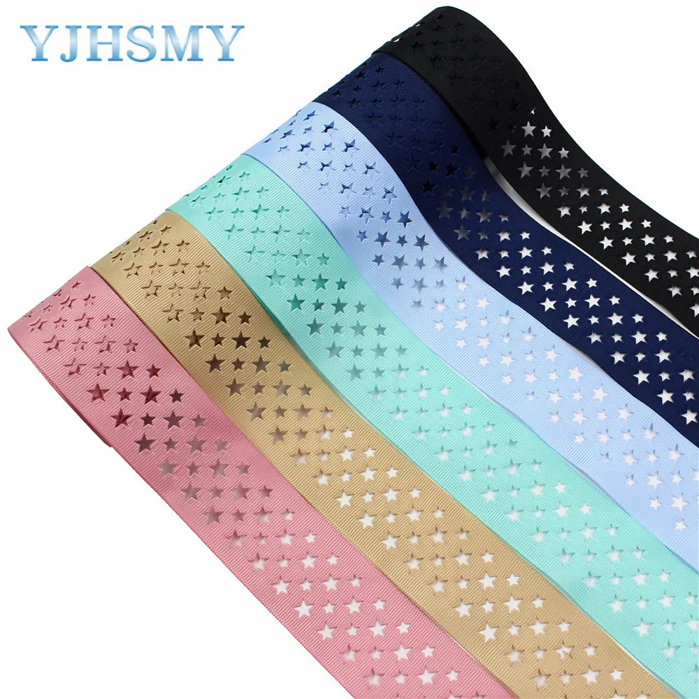 L-20527-451 10 ярдов 1-1/2 &quotАжурные звезды цветы серии ленты Аксессуары для одежды DIY
