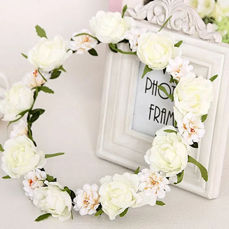 Повязка на голову женская в богемном стиле пляжный Свадебный аксессуар для волос