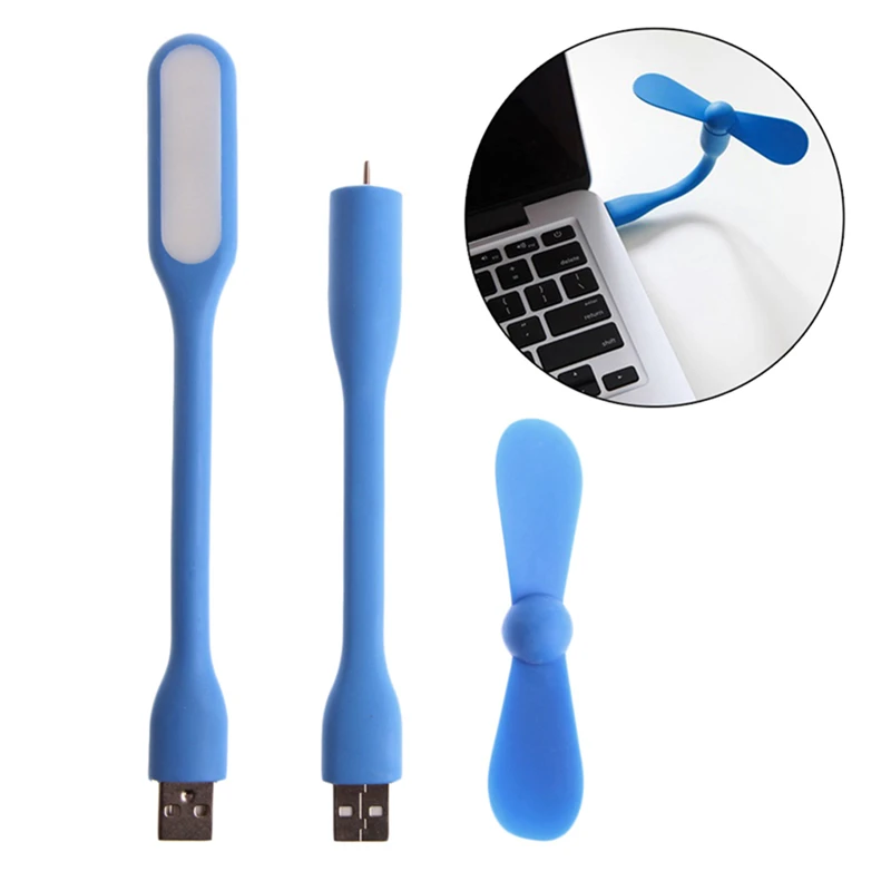 Гибкий USB вентилятор светодиодный светильник лампа для ноутбука MacBook ПК внешний