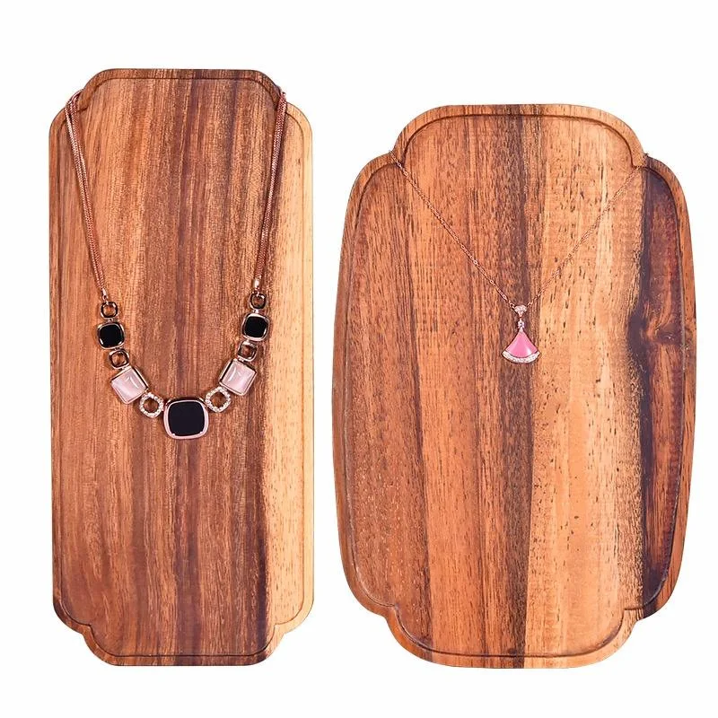 Factory Wholesale Wooden Jewelry Tray Look Pallet Ring Earring Necklace Tray Jewelry Storage Display Tray