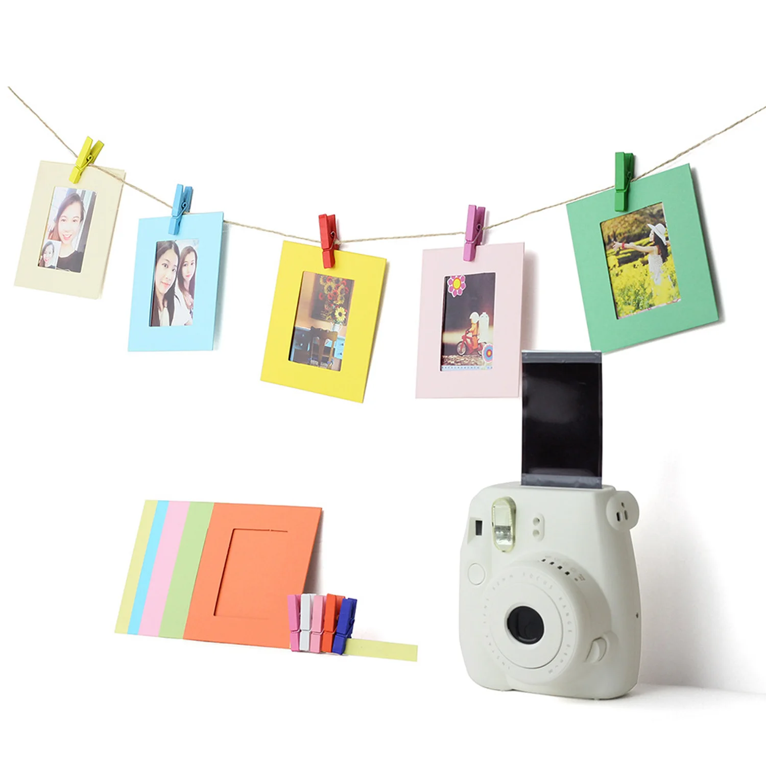 109 шт. набор рамок для фотоаппаратов Fujifilm Fuji Instax Mini 8 7 S 9 25 50 70 90|Аксессуары