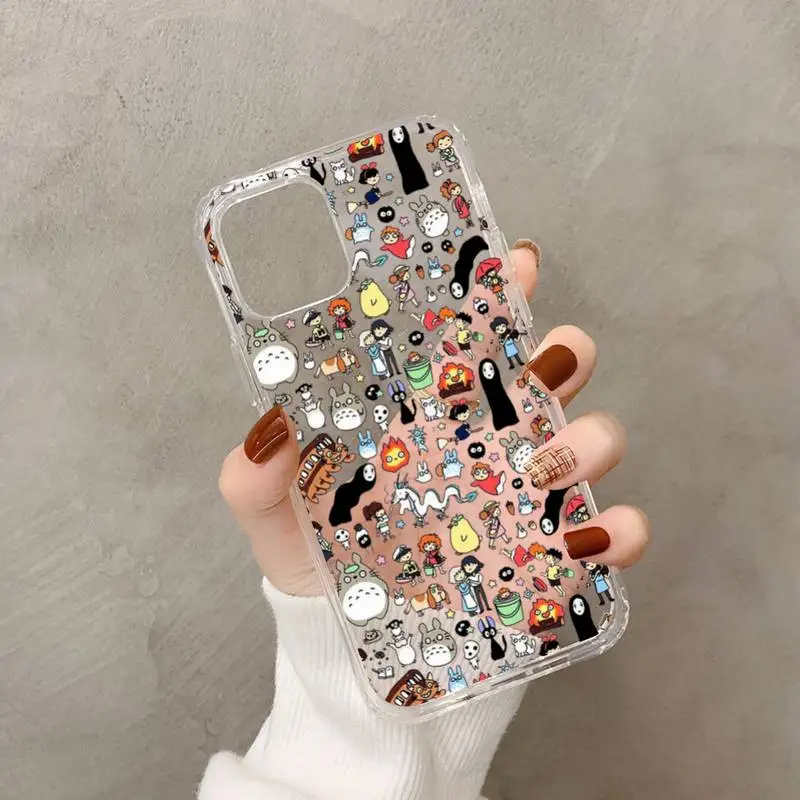 Чехол для телефона с японским Аниме Тоторо iphone 13 11 12 pro XS MAX 8 7 6 6S Plus X 5S SE 2020 XR |