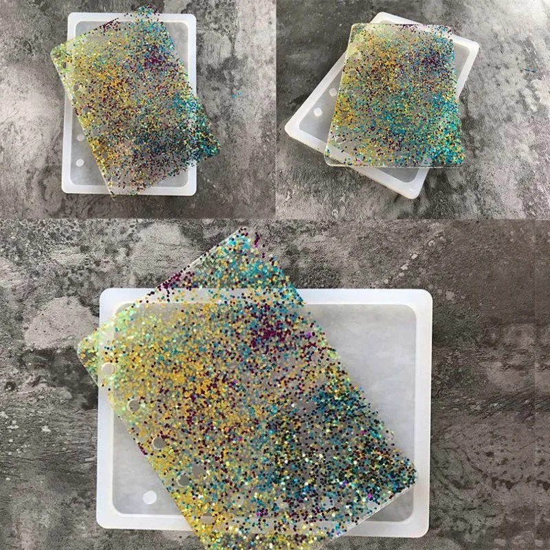 

A7/A6/A5 Notebook Shape Silicone Mold DIY Resin Book Mold Crystal Epoxy Silicome Mold Transparent Book