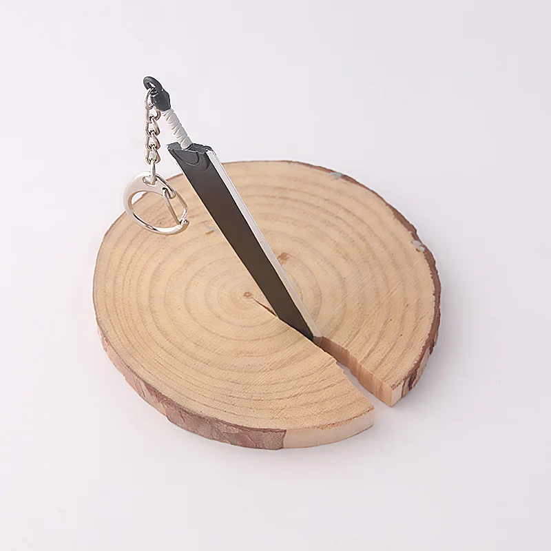 Брелок для ключей в виде стрекозы из черного искусственного меча мужчин |