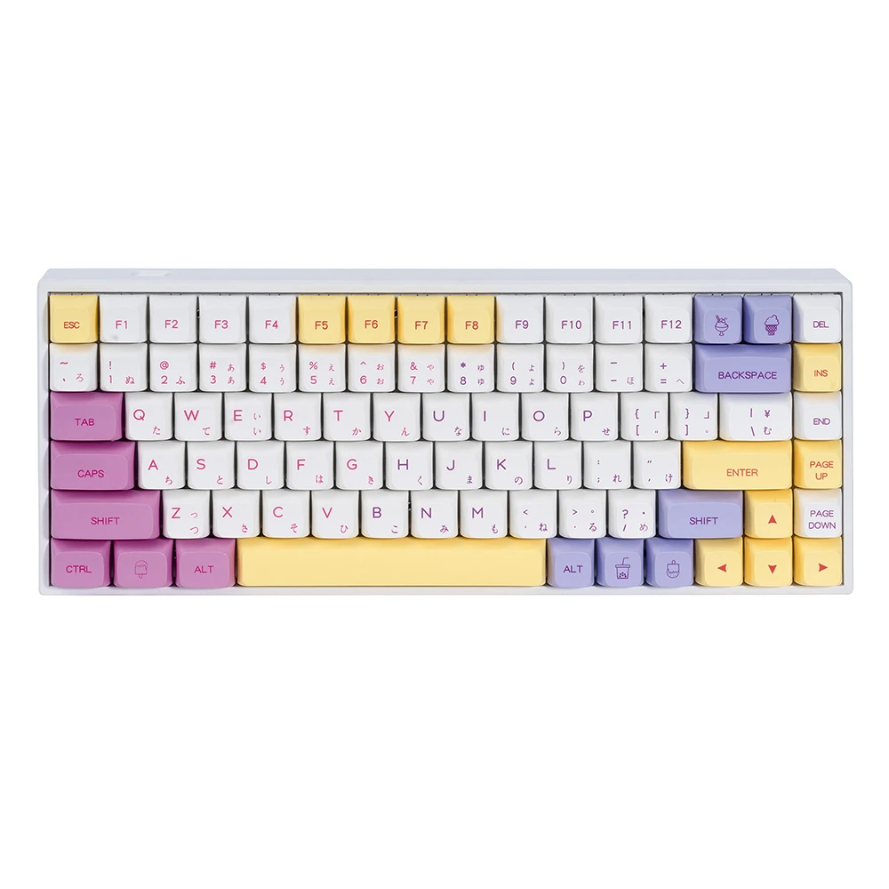 

KAMOSPAD Wireless Mechanical Keyboard Portable 84 Keys Gaming Keyboard with RGB Backlight for Gamers Laptop PC Computer Offices