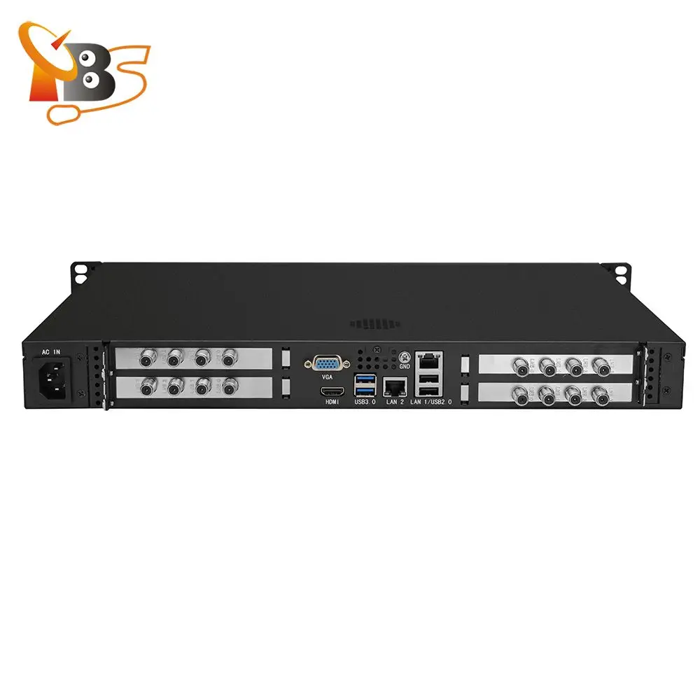 TBS2951 Профессиональный потоковый сервер IPTV с 2 x DVB T2/T/C Quad тюнер PCI e карта TBS6205|streaming