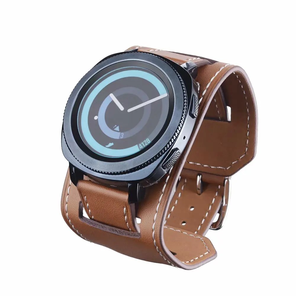 Браслет Huami Amazfit Bip для Samsung Gear Sport S2 S3 Galaxy Watch 42/46 мм ремешок из натуральной кожи Huawei