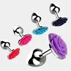 Анальная пробка с гладким цветком, Анальная пробка для массажа простаты, товары для взрослых для геев, анальная секс-игрушка для начинающих