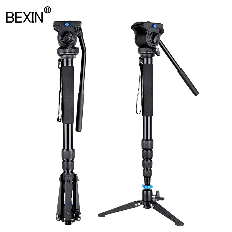 BEXIN tripod monopod camera stand professional shooting video aluminum stable base for dslr | Электроника
