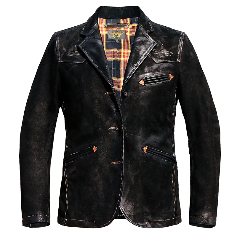 

A suit is made of uncoated sheepskin with a thickness of 1.0mm