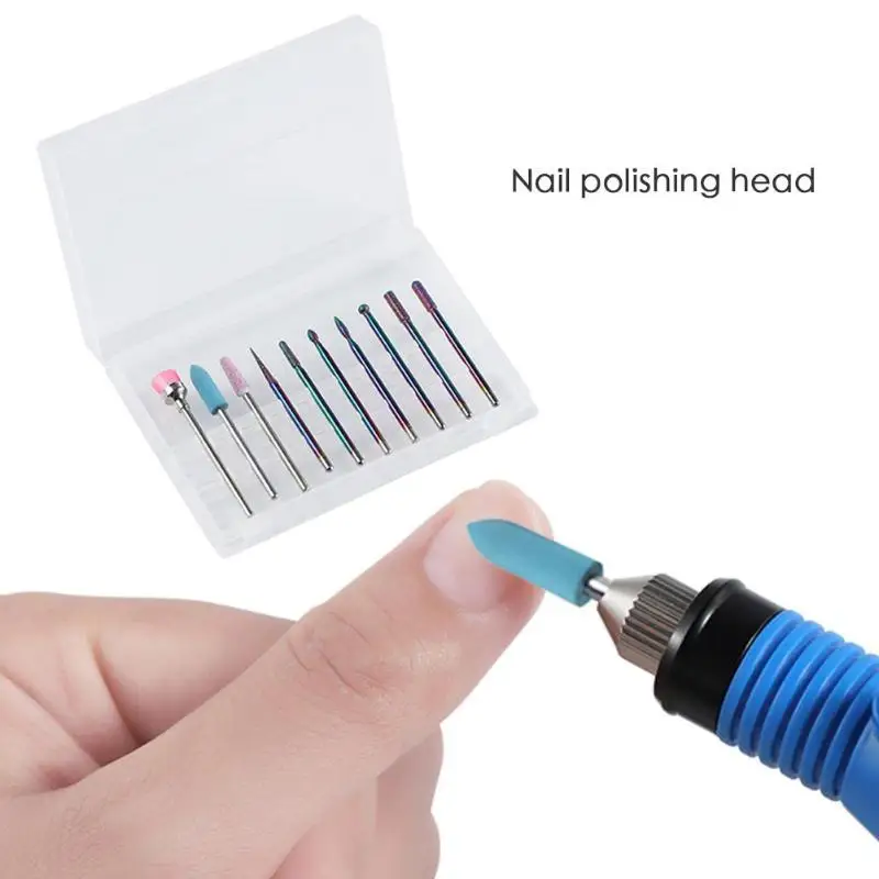 10 шт. профессиональная художественная шлифовка ногтей Шлифовальная головка