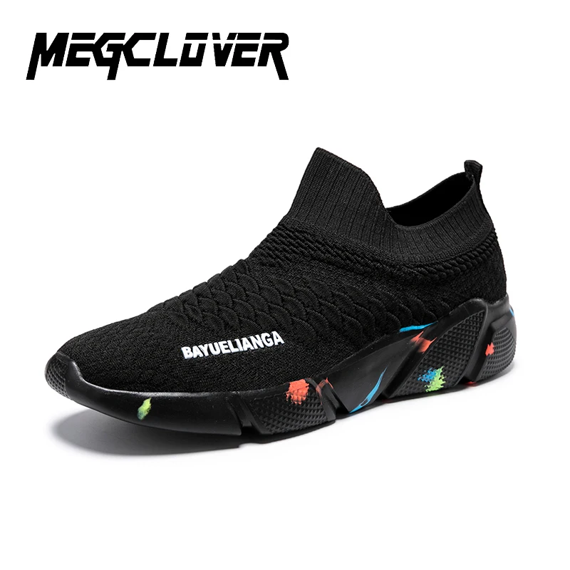 2019 женские мужские носки теннисная обувь повседневные Черные кроссовки летние