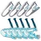 Пистолет Для Пирсинга Ушей одноразовый, дезинфицирующее безопасное устройство для прокола серег-гвоздиков, клипса для носа, тела, 5 шт.