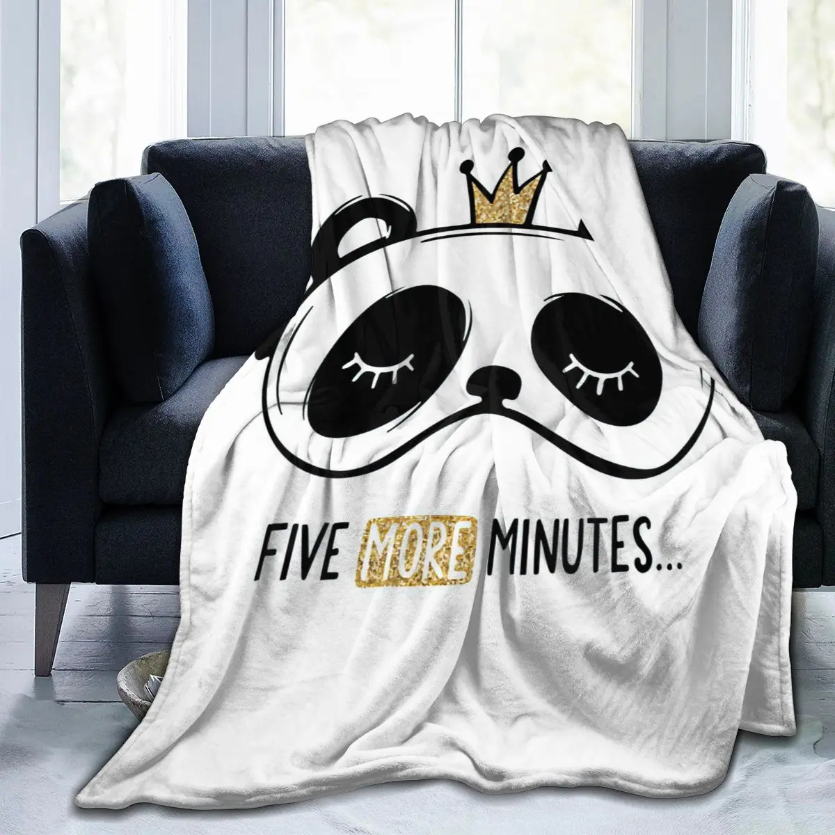 

The panda Super Soft Sofa Blanket Sublimation Cartoon Bedding Flannel Played Blanket Bedroom Decor for Children and Adults0