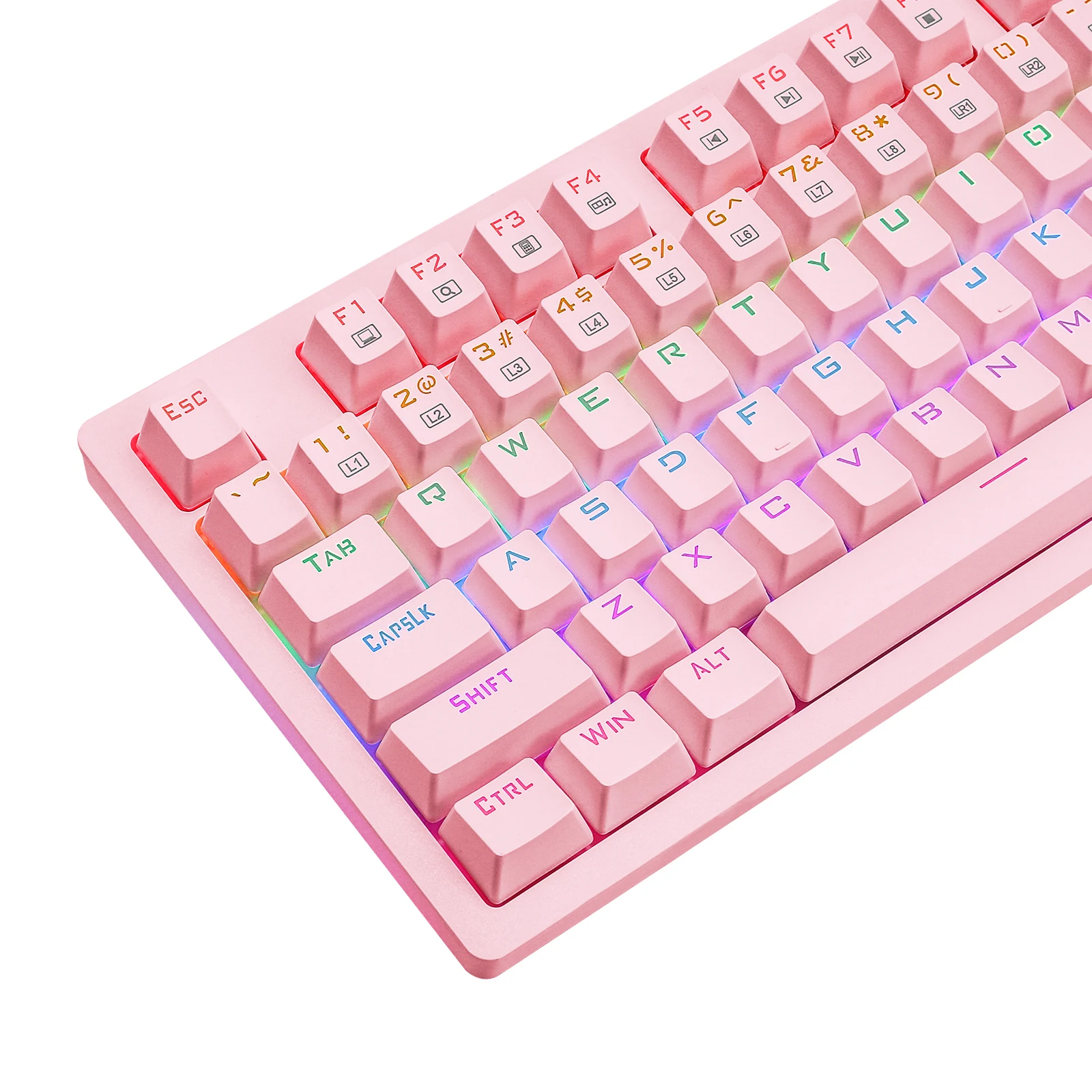 Проводная Механическая игровая клавиатура K682 полноразмерная эргономичная