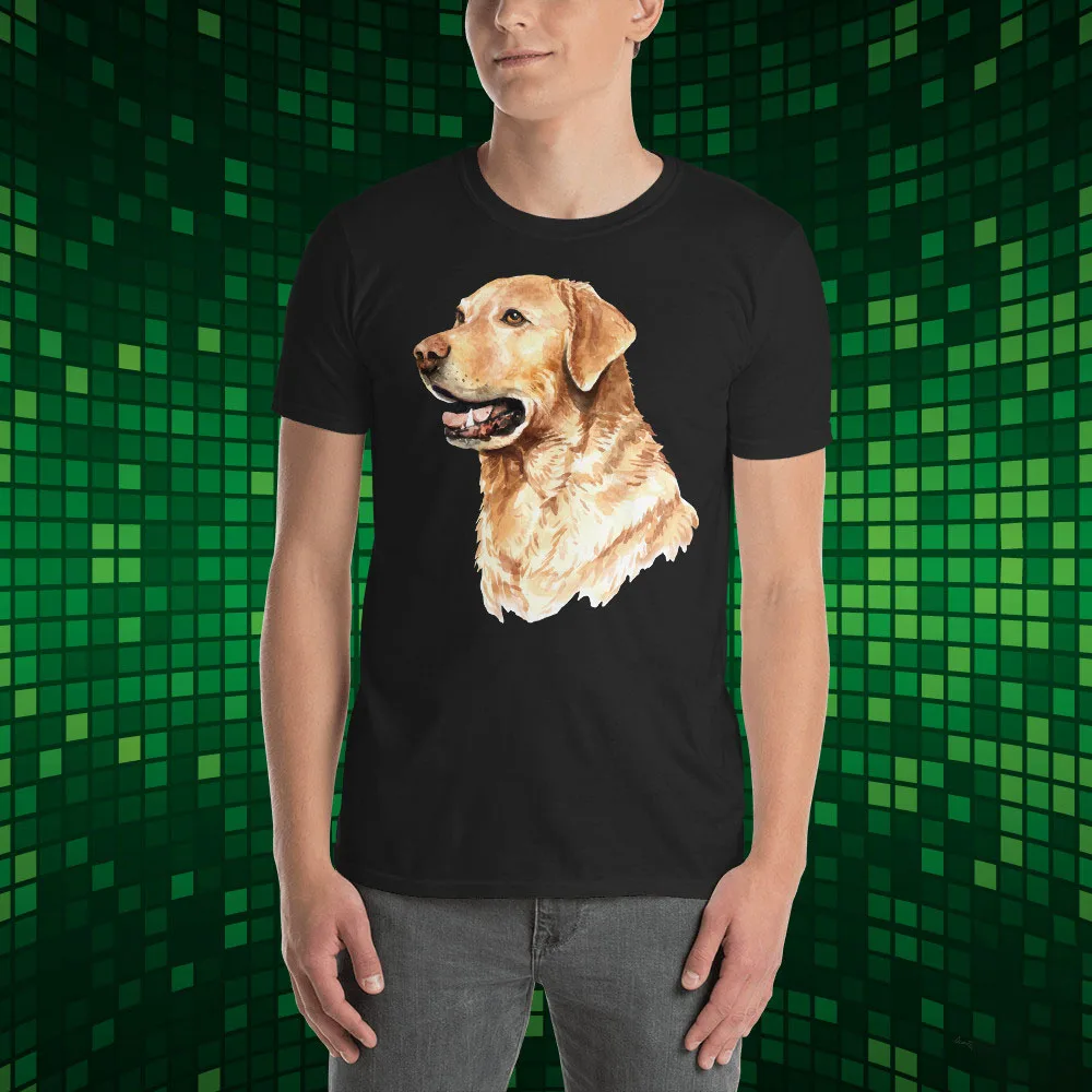 Oguz Simsek-GOLDEN RETRIEVER Labrador Dog футболка унисекс с короткими рукавами хлопковая модная