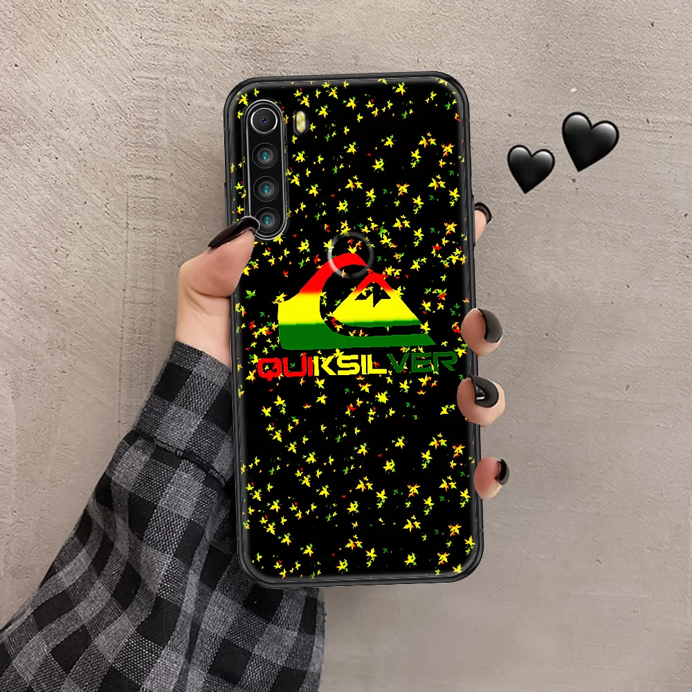 

Surf Skateboard Phone case For Xiaomi Redmi Note 7 7A 8 8T 9 9A 9S 10 K30 Pro Ultra black luxury cell cover tpu coque painting