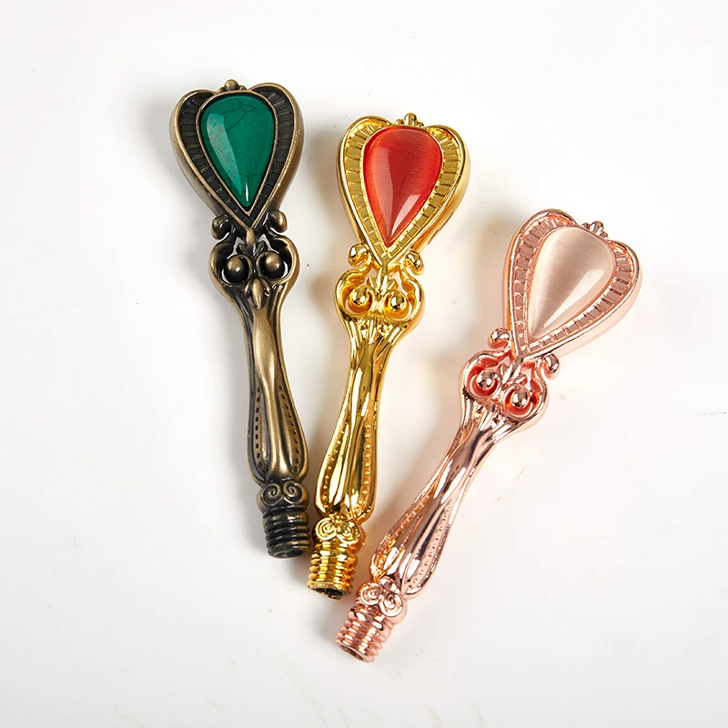 Retro Gemstone Sealing Wax Stamp Handle DIY Hobby Tools Seal Replace Head Bead Spoon Craft Gift | Дом и сад