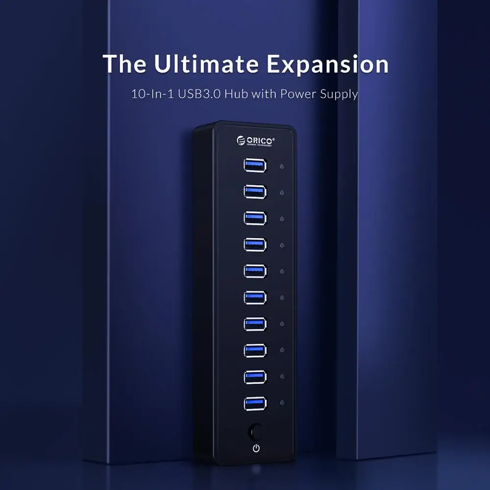 ORICO usb хаб с адаптером питания Высокая емкость флеш накопителя HDD USB несколько