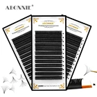 Накладные ресницы Abonnie, отдельные норковые лотки, веер для объема, шелковые, быстрая доставка
