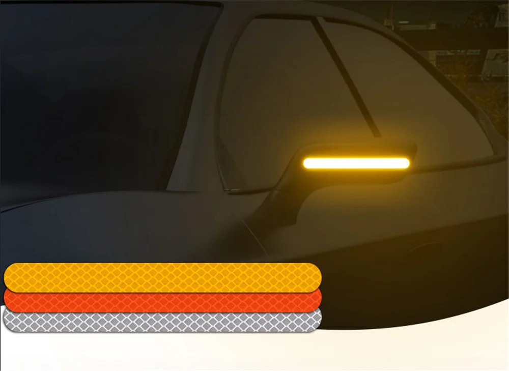 2PSC Car Reflective Rearview Mirror Reversing Night Safety Warning for Toyota Corolla Aygo Avalon Auris Yaris Tundra Tacoma | Автомобили и
