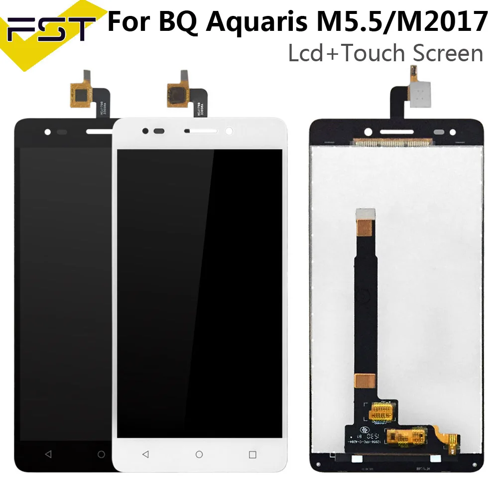 For BQ Aquaris M5.5/BQ M2017 LCD Display With Touch Screen Digitizer Assembly M5.5 Panel Tactil | Мобильные телефоны и