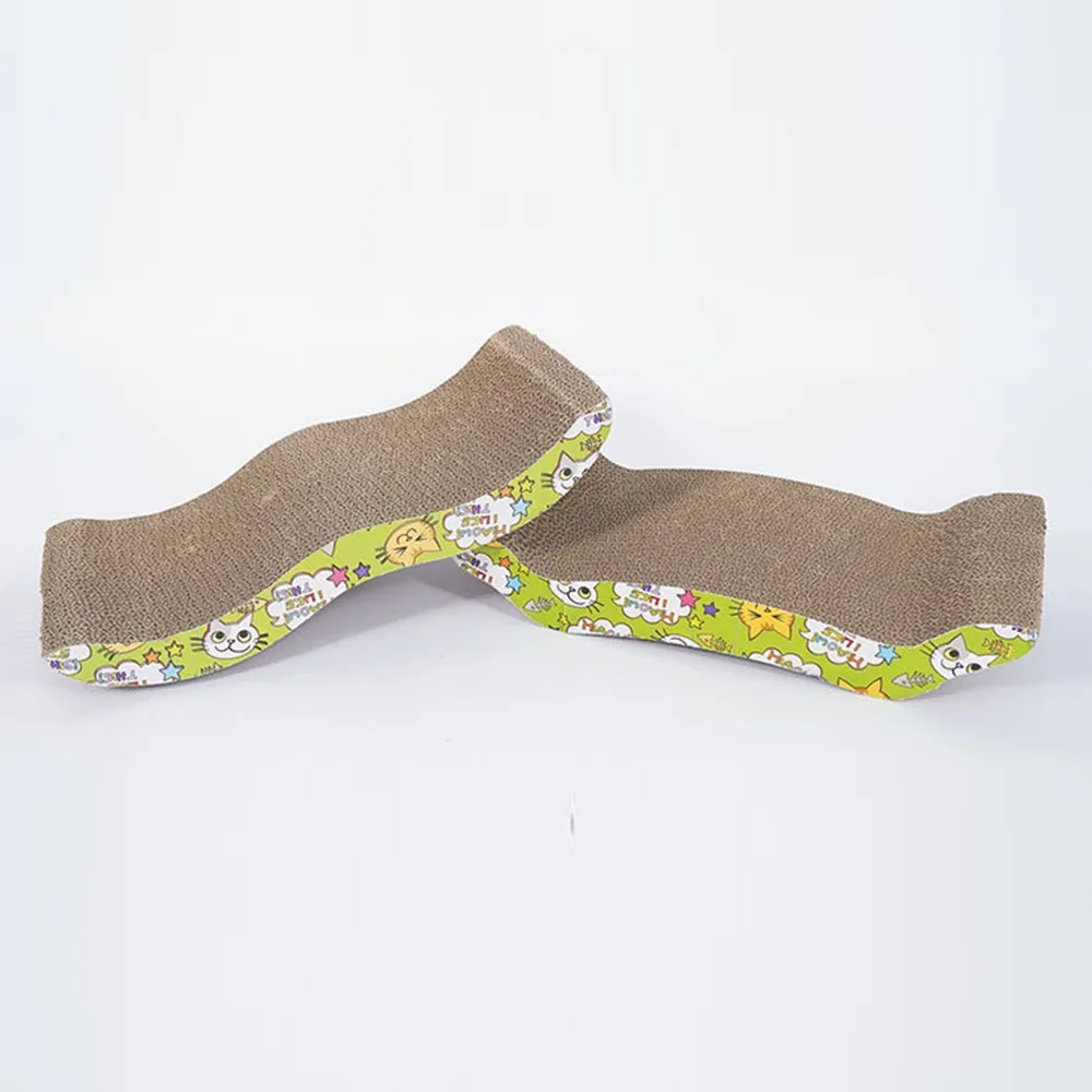 Мультяшный принт игрушки для кошек Когтеточка коврик шлифовальный скребок