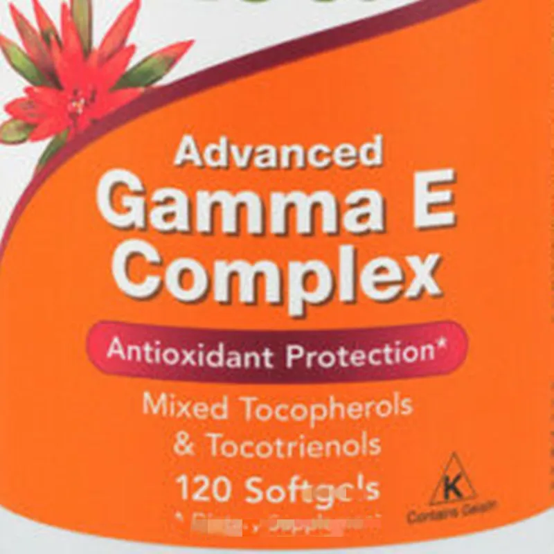 

Vitamin E, Tocopherol, Gamma E Complex, Antioxidant 120 caps/bottle