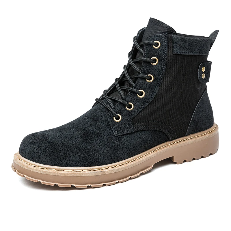 Осенние ботинки мужские военные Полусапоги Хорошего Качества Удобные Модные