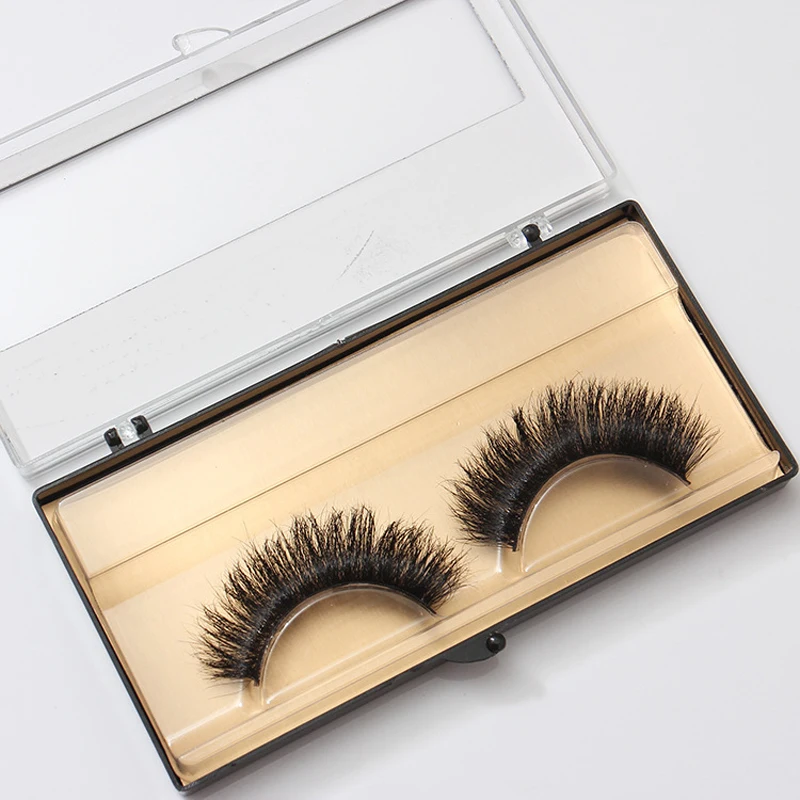 

Dramatic 3d Faux Mink Lashes Makeup Eyelash Extension Tool Natural Slender Long-lasting Curl Soft Fluffy Thick Strip Lashes