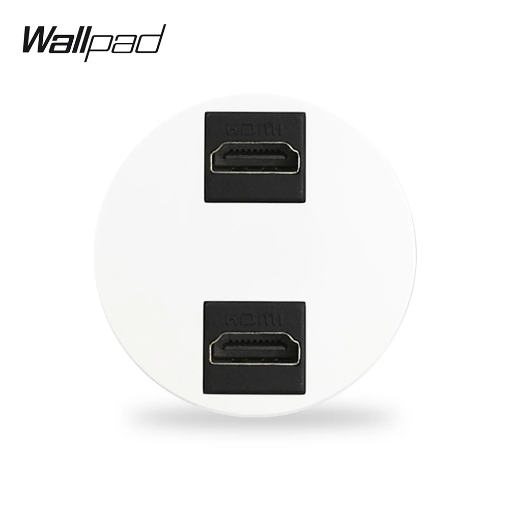 Wallpad 5 цветов двойной HDMI 3 0 Соединительный порт настенная розетка модуль