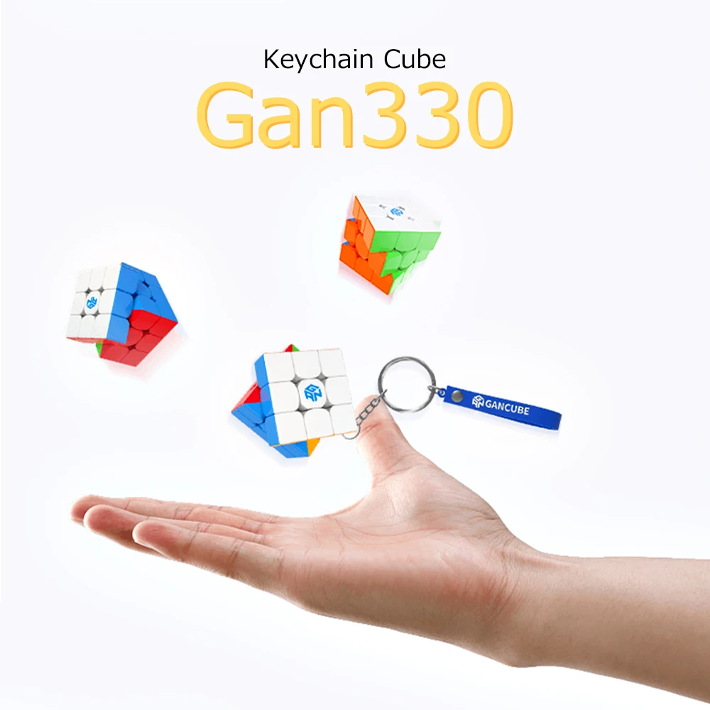 

GAN330 3x 3 брелок-кубик magic cube GAN 330 3x3x3 Мини куб головоломка Карманный скоростной куб 3x3 Ганс игрушки для детей