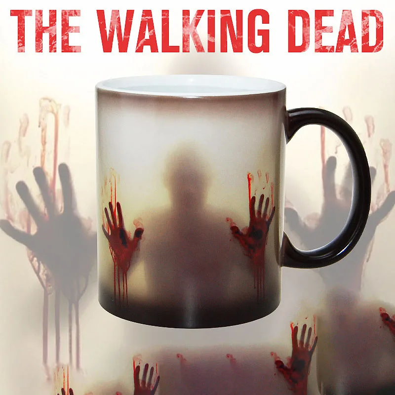 350 мл креативные личные Хэллоуин ужасные чашки-хамелеоны фарфоровые чашки с