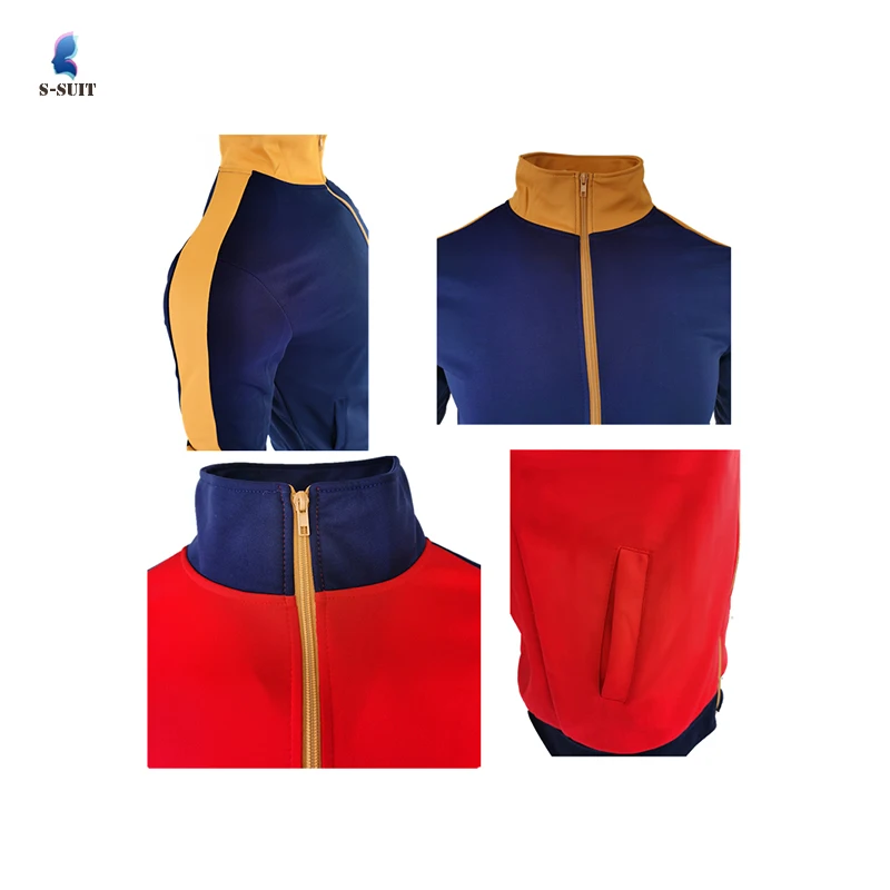 

2021 Men's New Men's Sports Suit Stand Collar Cardigan Sports Sweater Running Tide Men's Sweater